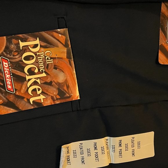 Dickies Pleated Work Pants with Cell Phone Pocket - Picture 8 of 11